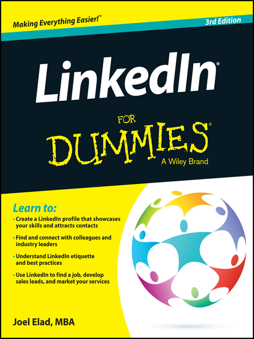 Title details for LinkedIn For Dummies by Joel Elad - Available